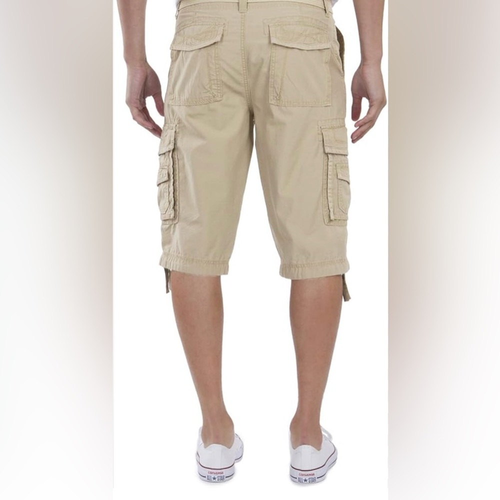 Calvin Klein Tan Cargo Shorts Relaxed Fit